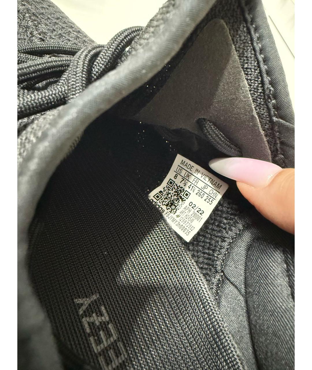 ADIDAS YEEZY Черные текстильные кроссовки, фото 5