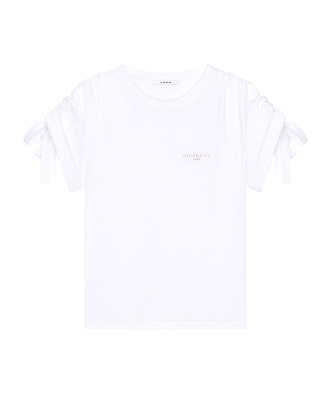GIVENCHY Белая хлопковая футболка, фото 1