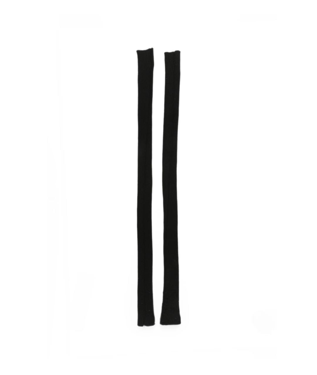 RICK OWENS Черные шерстяные митенки, фото 2