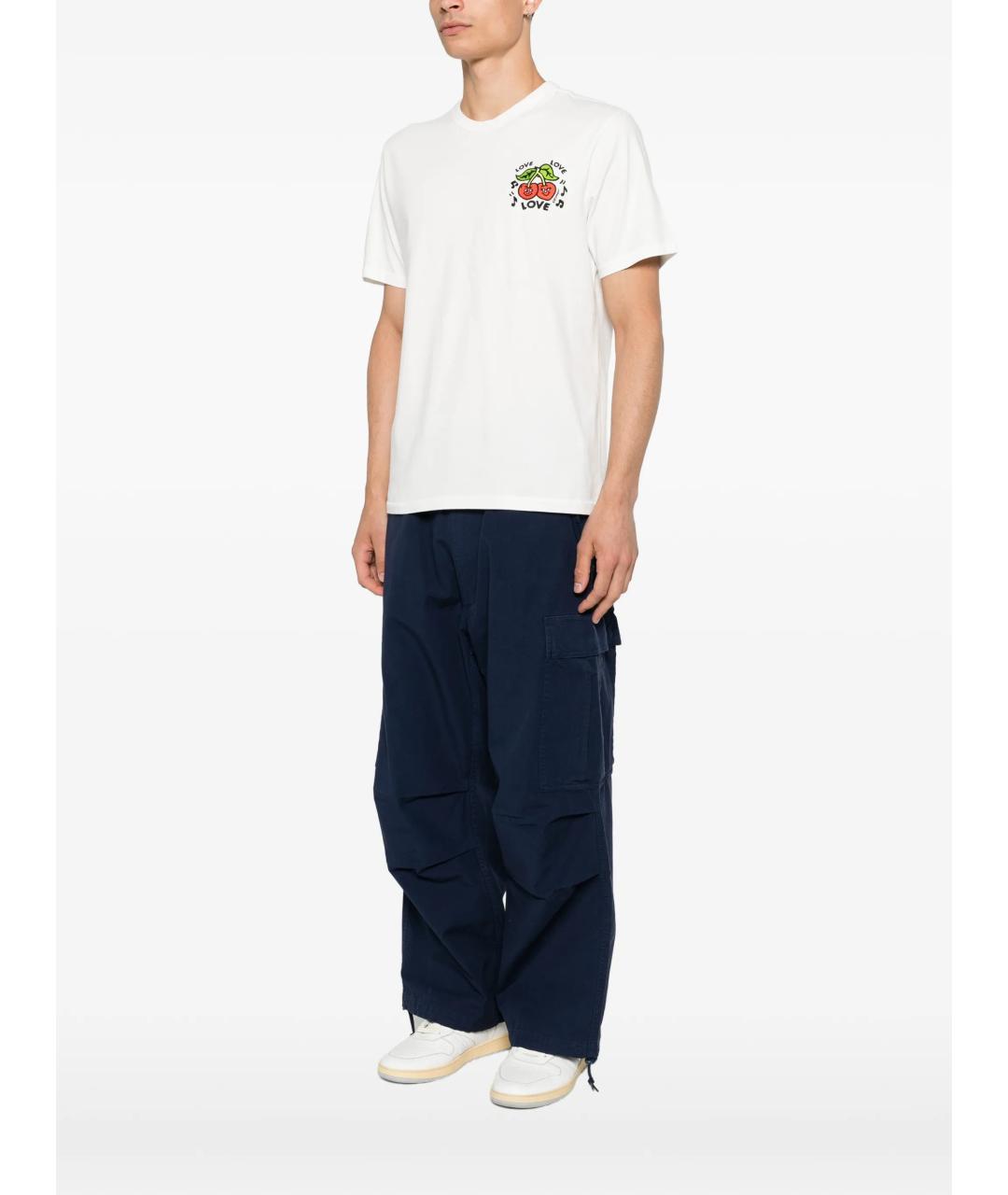 KENZO Белая хлопковая футболка, фото 3