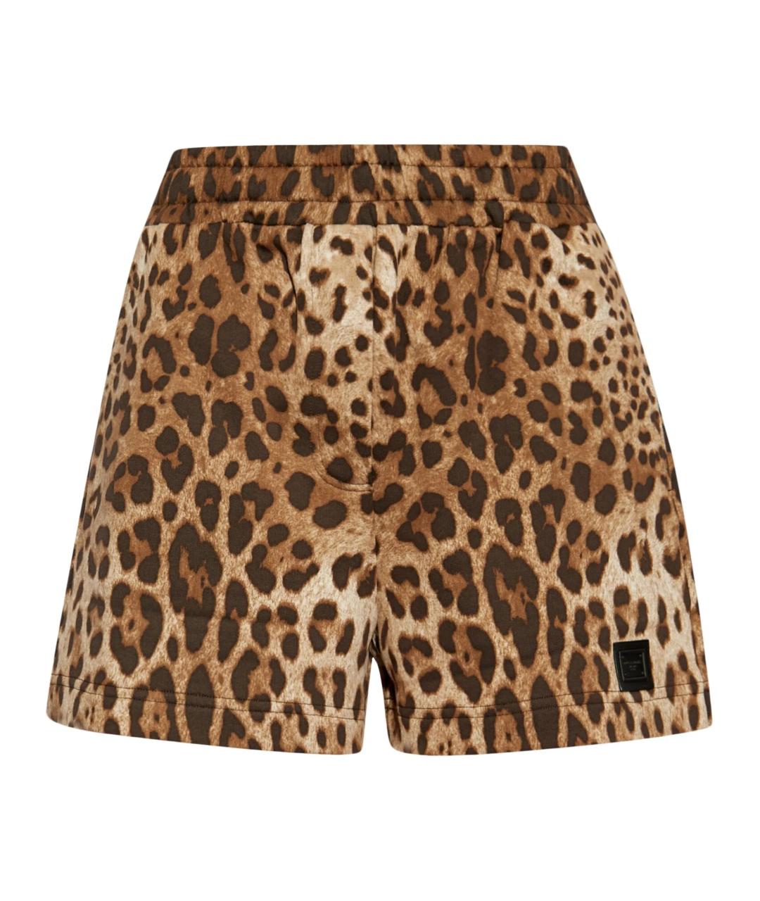 DOLCE&GABBANA Мульти хлопковые шорты, фото 1