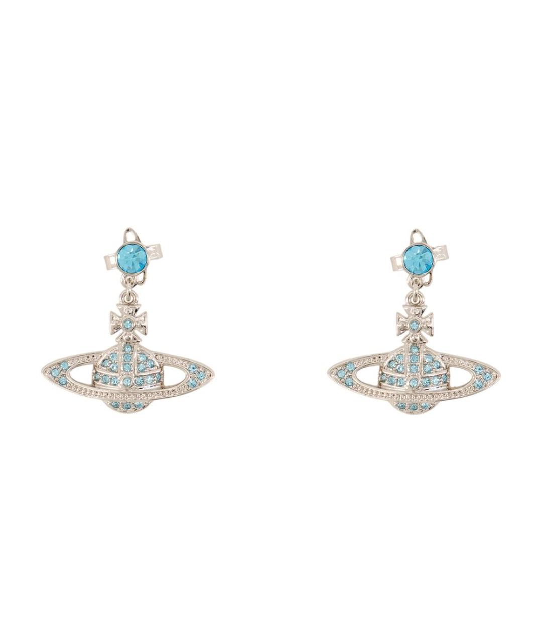 VIVIENNE WESTWOOD Серебряные металлические серьги, фото 1
