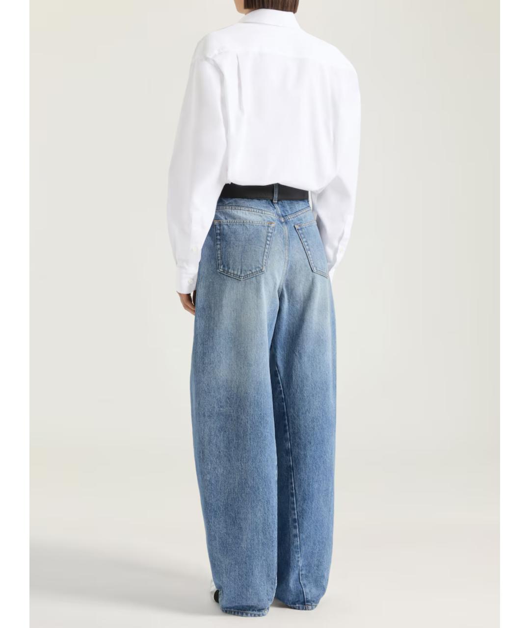 GIVENCHY Голубые хлопковые прямые джинсы, фото 4