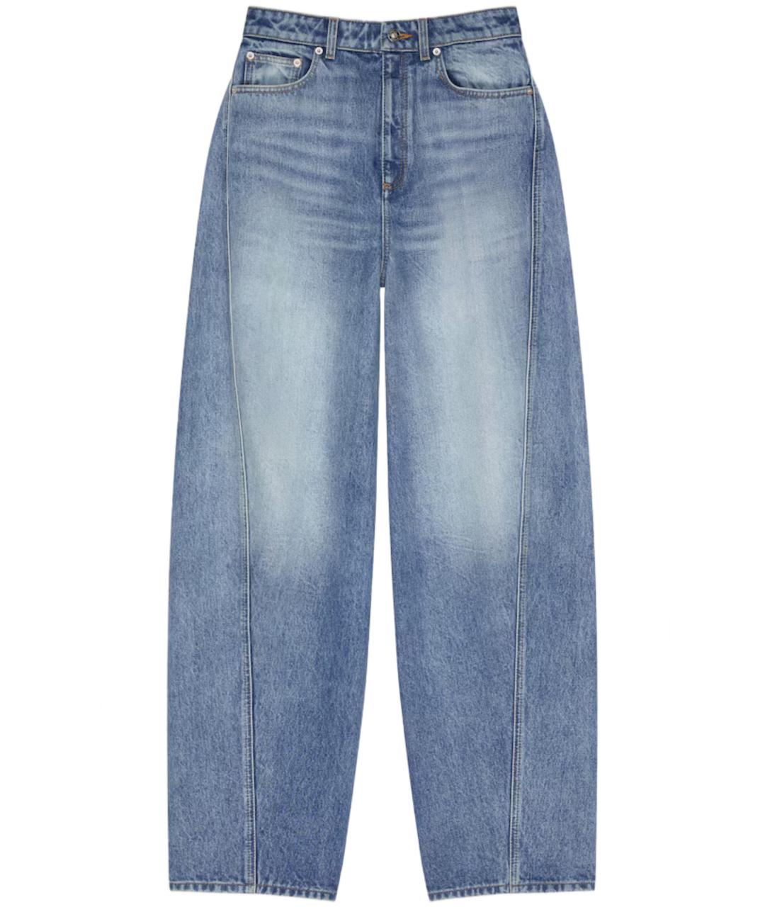 GIVENCHY Голубые хлопковые прямые джинсы, фото 1