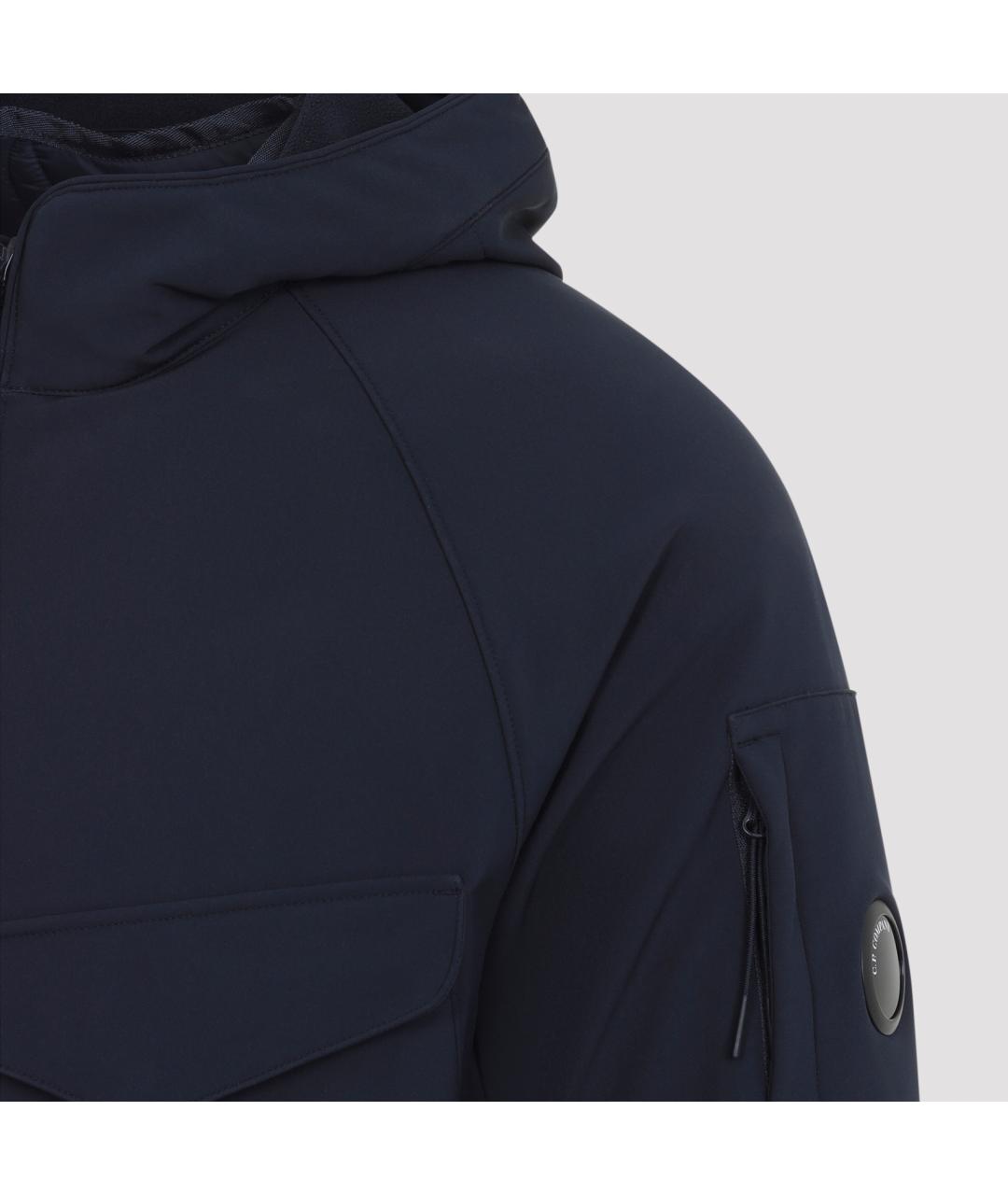 CP COMPANY Синяя полиэстеровая куртка, фото 4