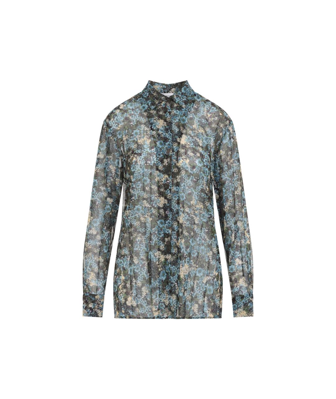 DRIES VAN NOTEN Мульти полиэстеровая рубашка, фото 1