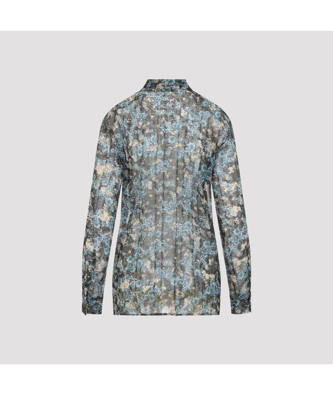 DRIES VAN NOTEN Мульти полиэстеровая рубашка, фото 2