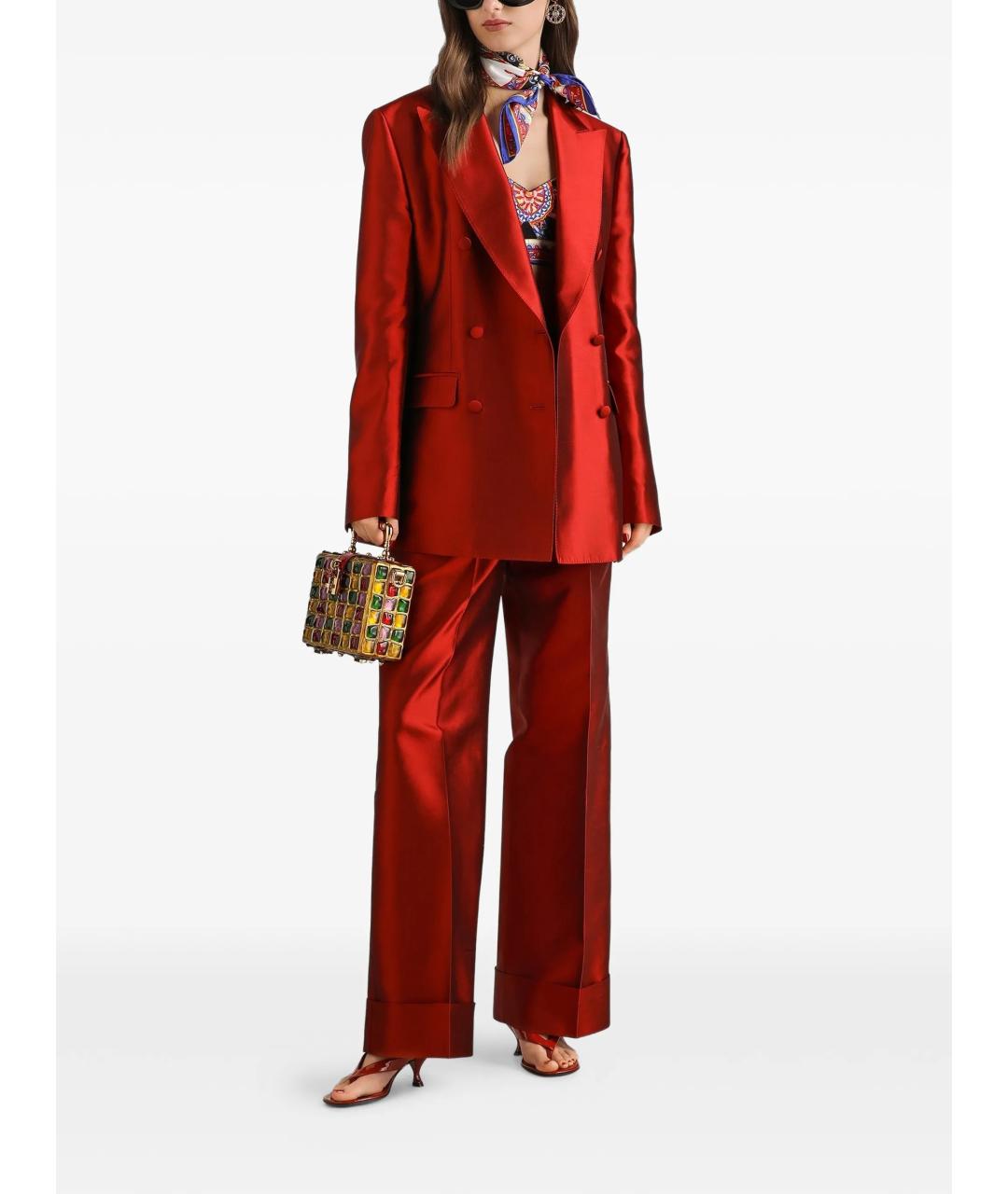 DOLCE&GABBANA Мульти шелковая майка, фото 2
