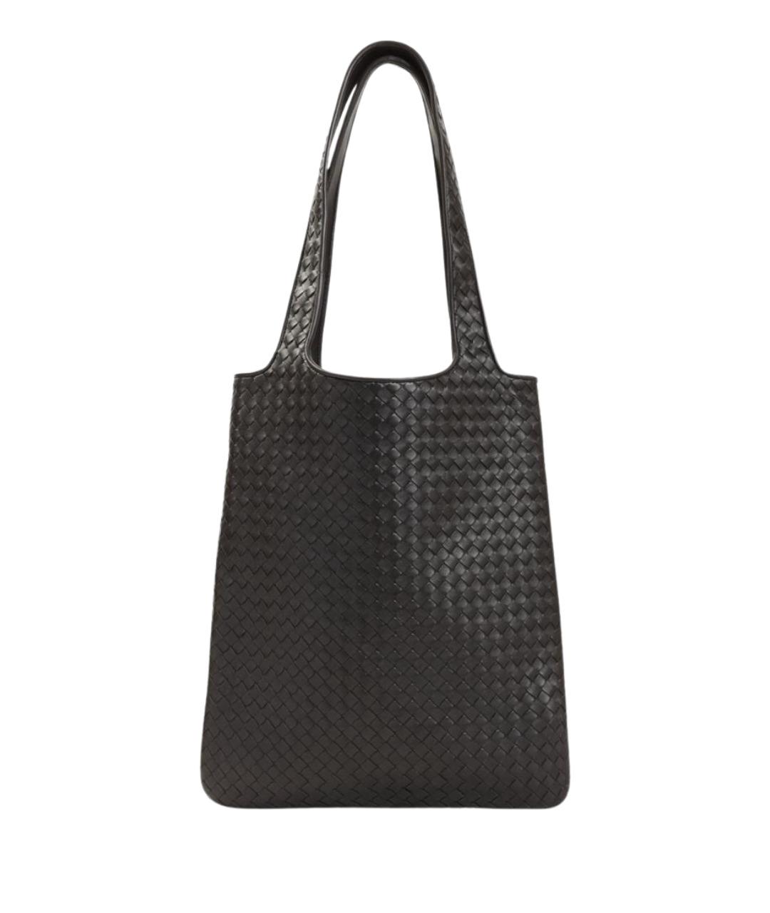 BOTTEGA VENETA Коричневая кожаная сумка тоут, фото 1