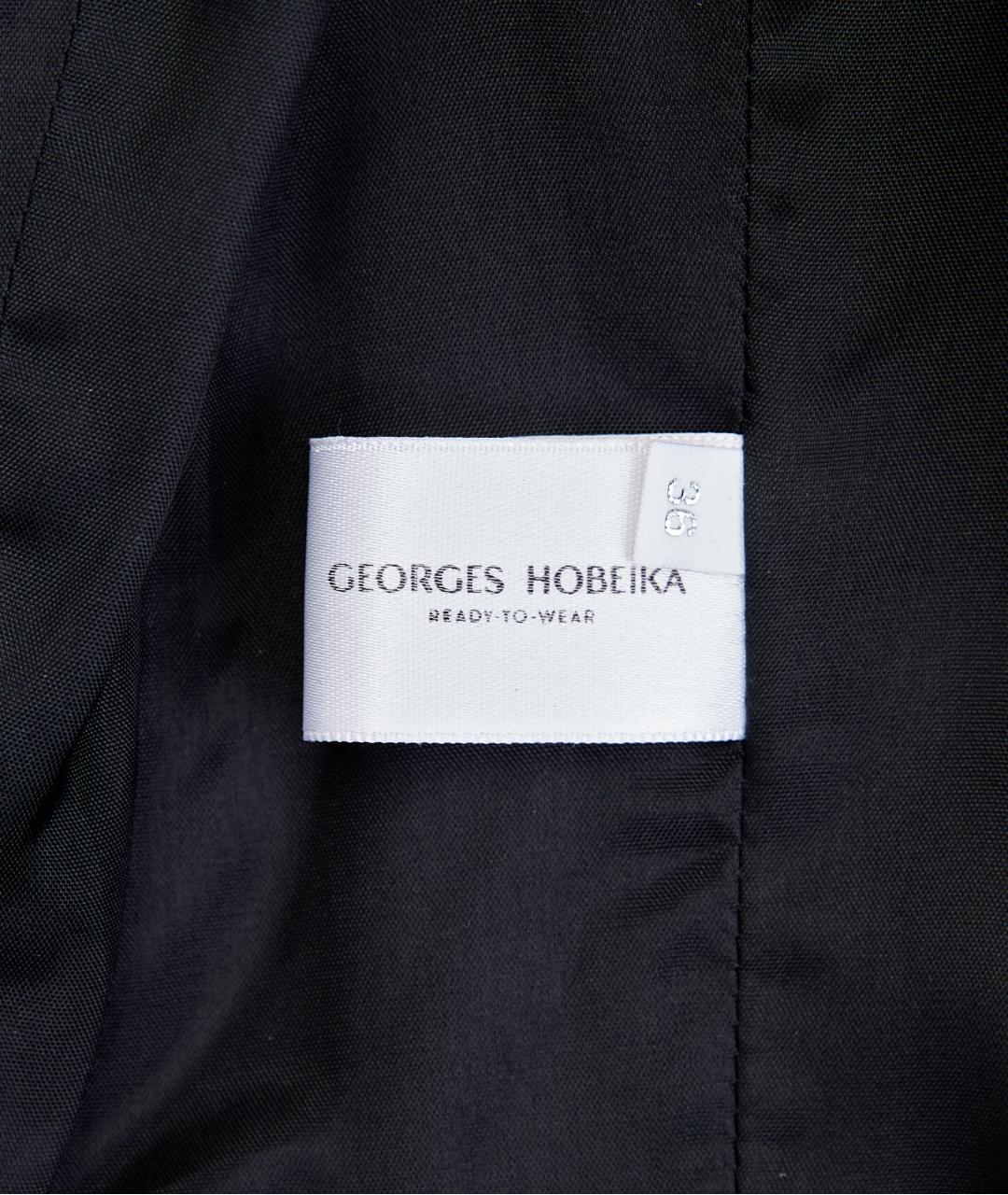 Georges Hobeika Черное ацетатное пальто, фото 4
