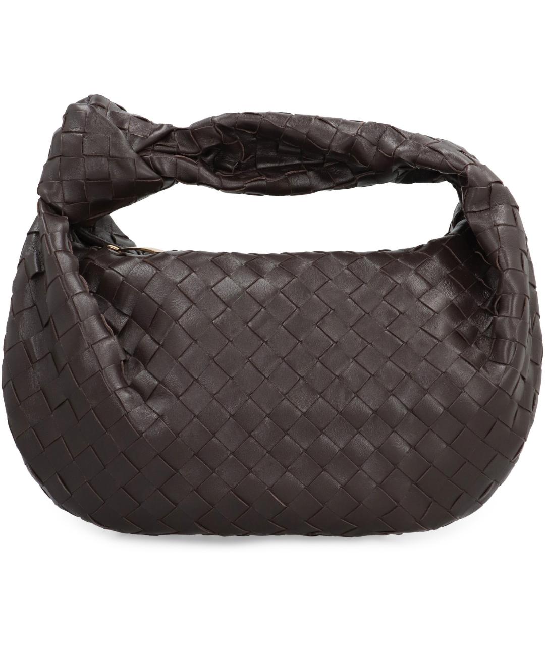 BOTTEGA VENETA Коричневая кожаная сумка через плечо, фото 2