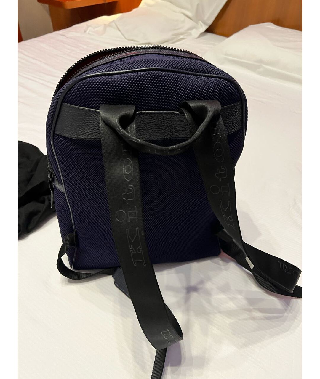 KITON Синий тканевый рюкзак, фото 2