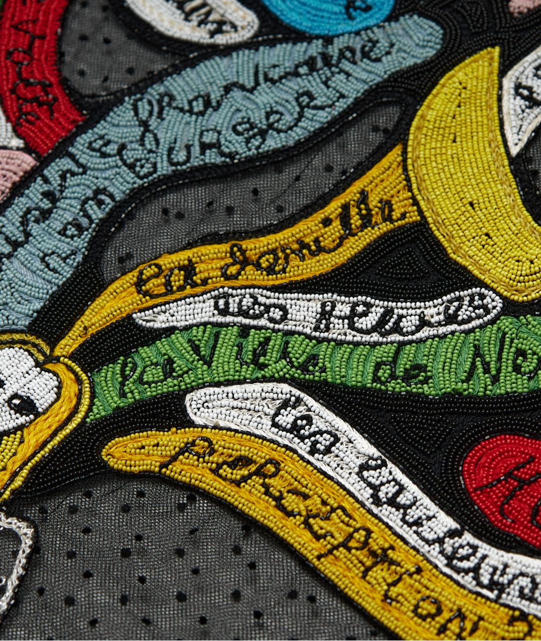 CHRISTIAN DIOR Черная шелковая юбка макси, фото 7