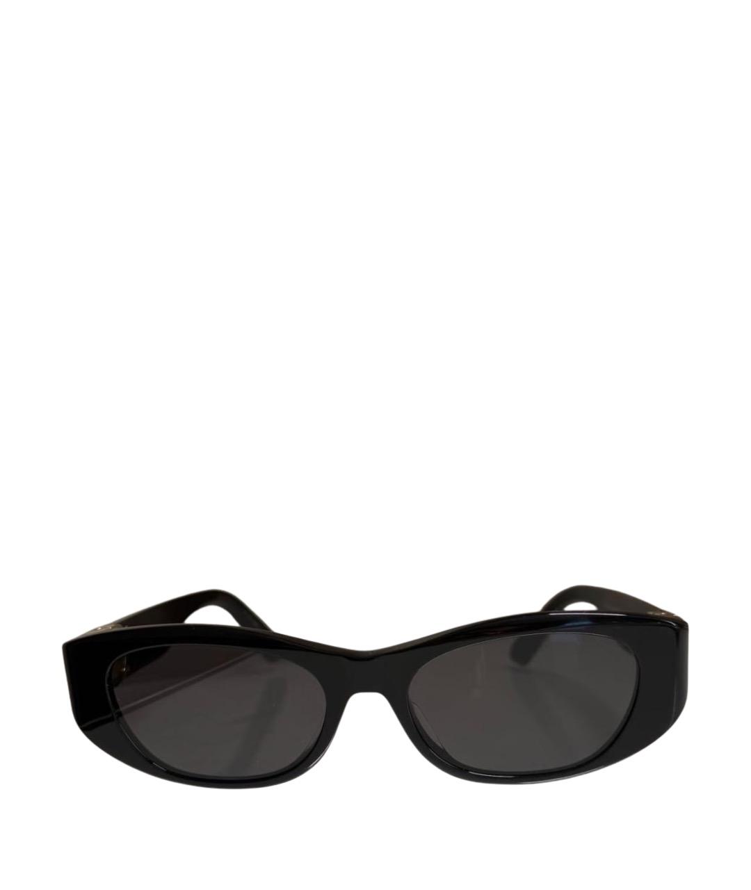 CHRISTIAN DIOR Черные пластиковые солнцезащитные очки, фото 1