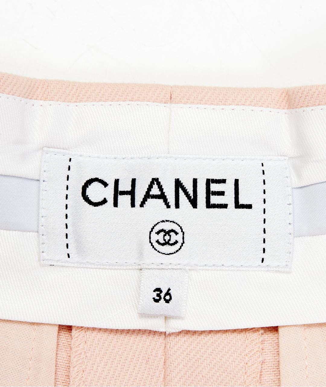 CHANEL Розовые хлопковые шорты, фото 5