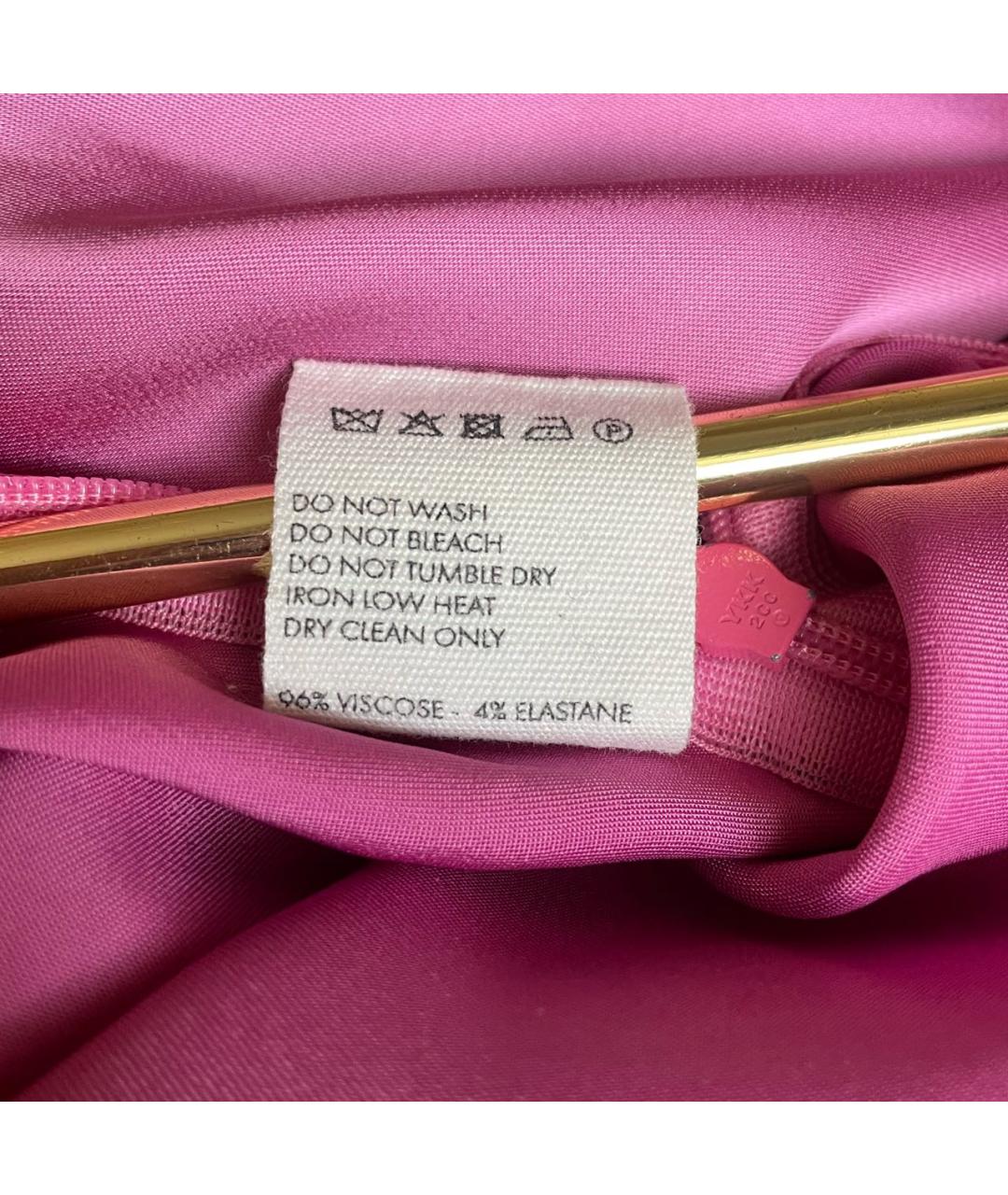 JACQUEMUS Розовое вискозное вечернее платье, фото 8