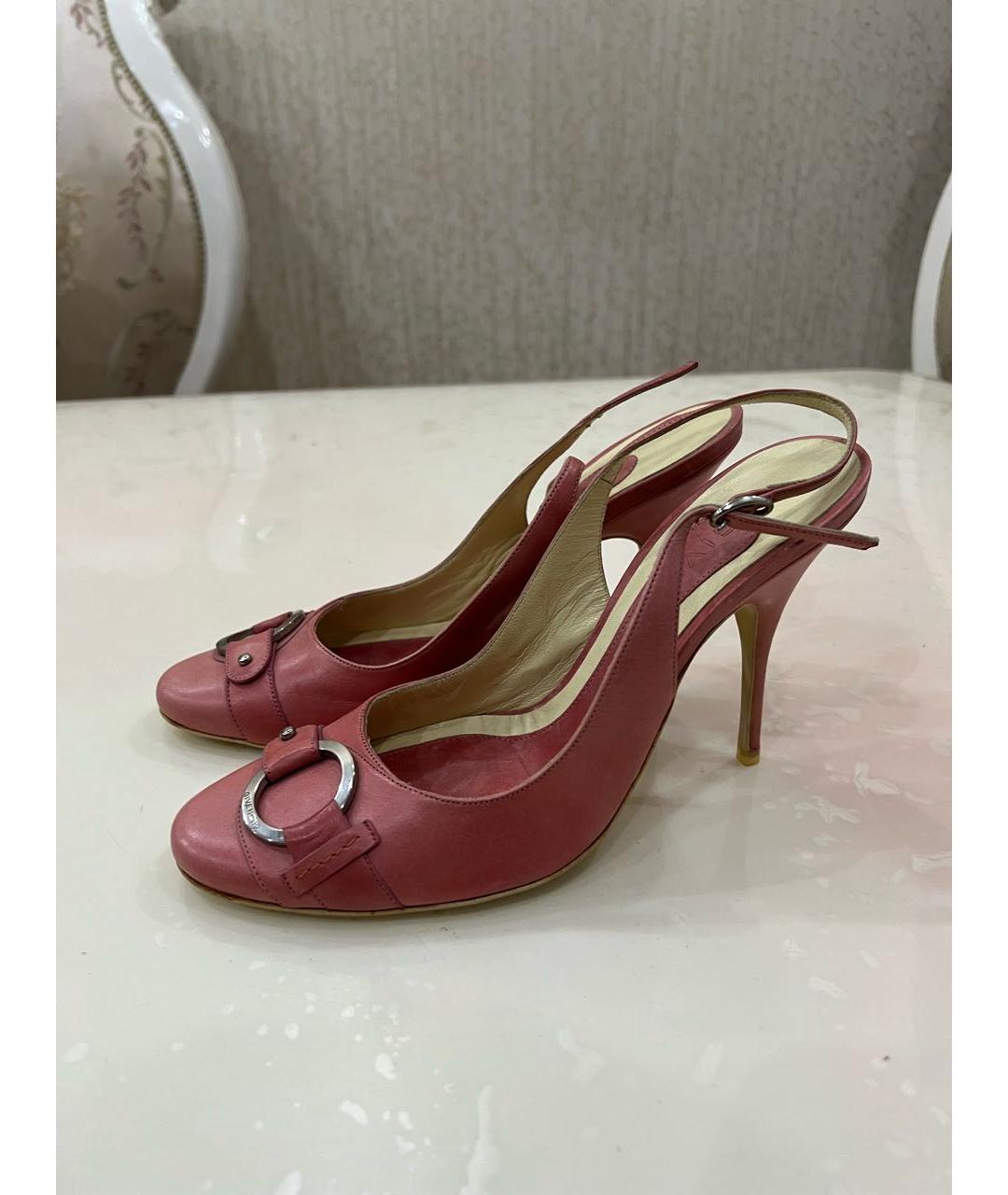 GIVENCHY Розовые кожаные туфли, фото 4