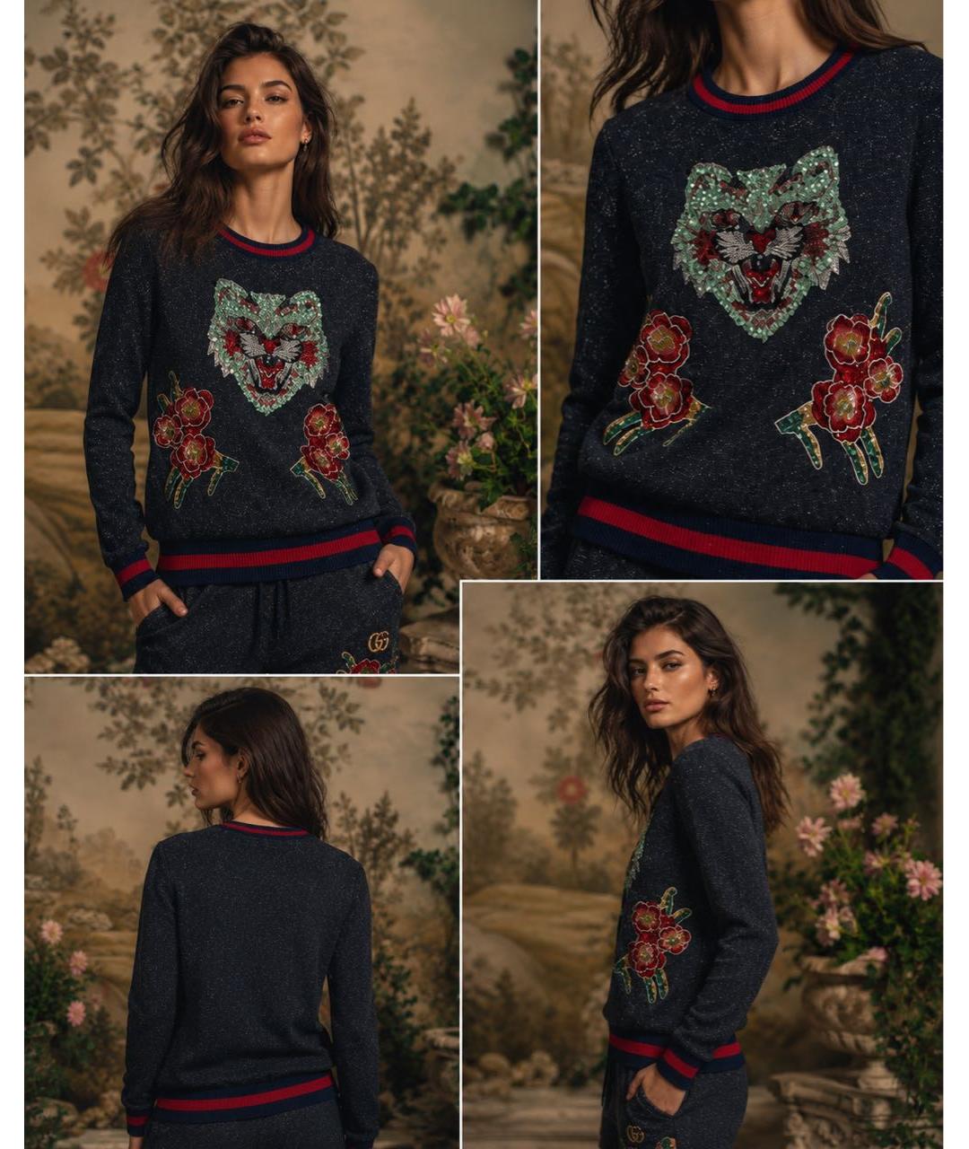 GUCCI Мульти джемпер / свитер, фото 6