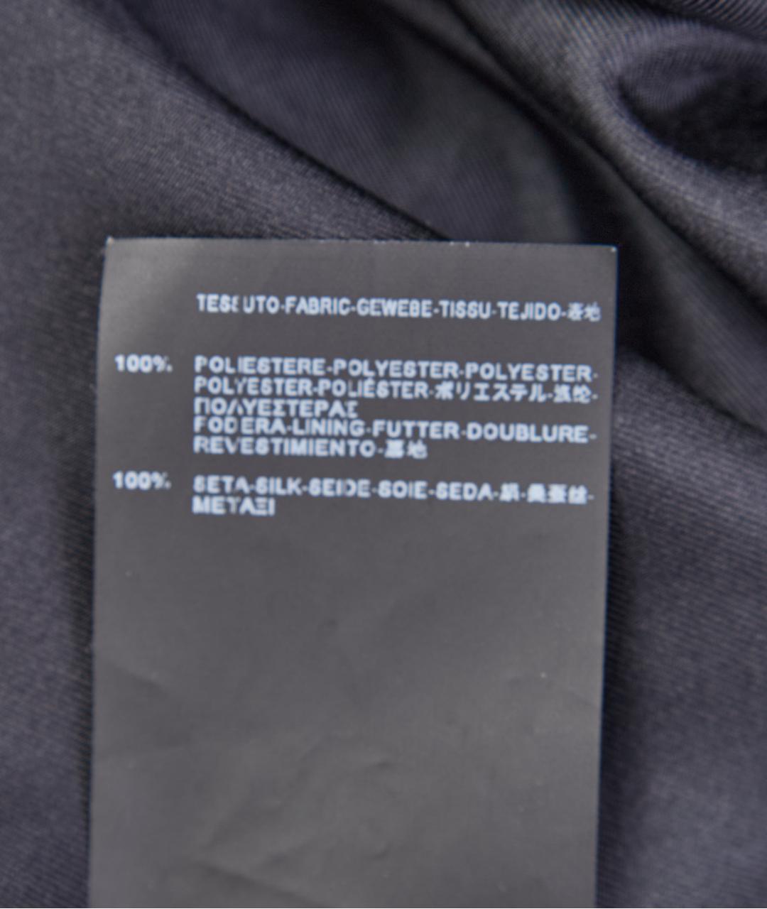 SAINT LAURENT Черная полиэстеровая юбка мини, фото 4
