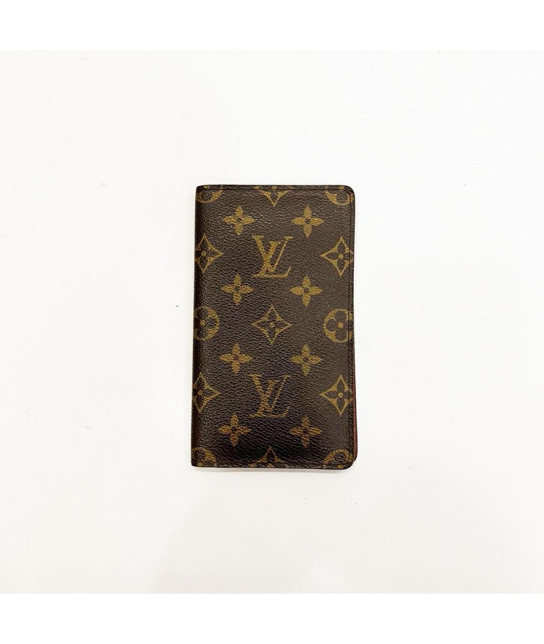 LOUIS VUITTON Коричневый кошелек, фото 3