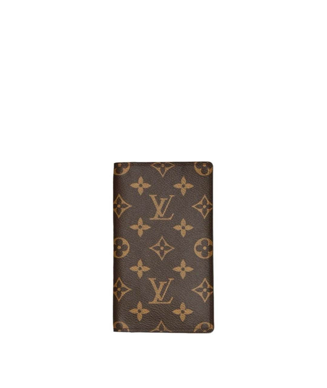 LOUIS VUITTON Коричневый кошелек, фото 7