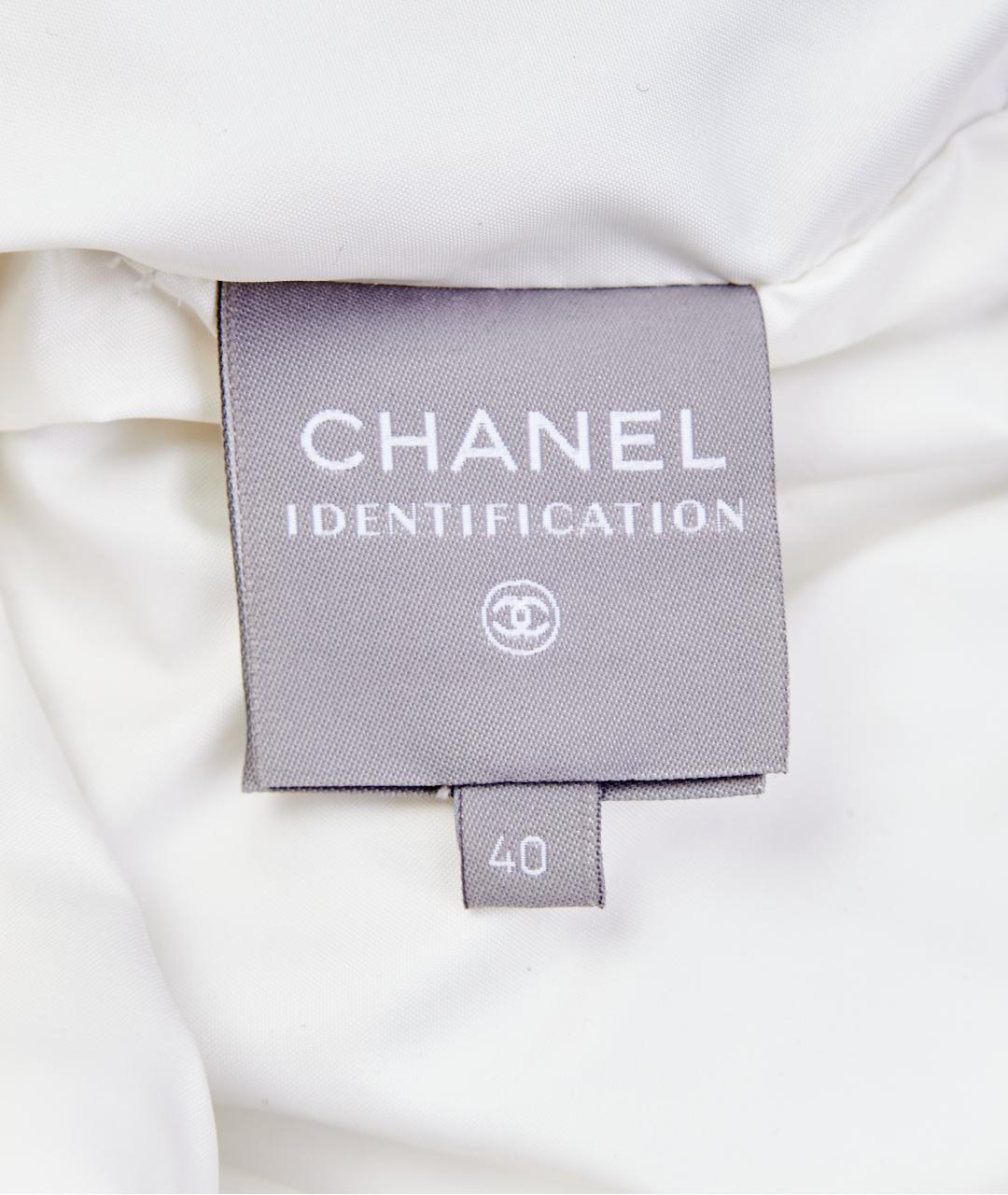 CHANEL Серый полиамидовый пуховик, фото 4