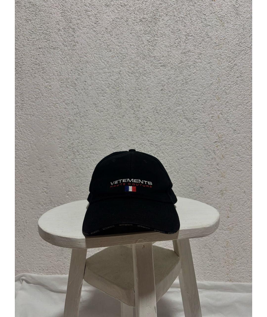 VETEMENTS Черная хлопковая кепка/бейсболка, фото 6