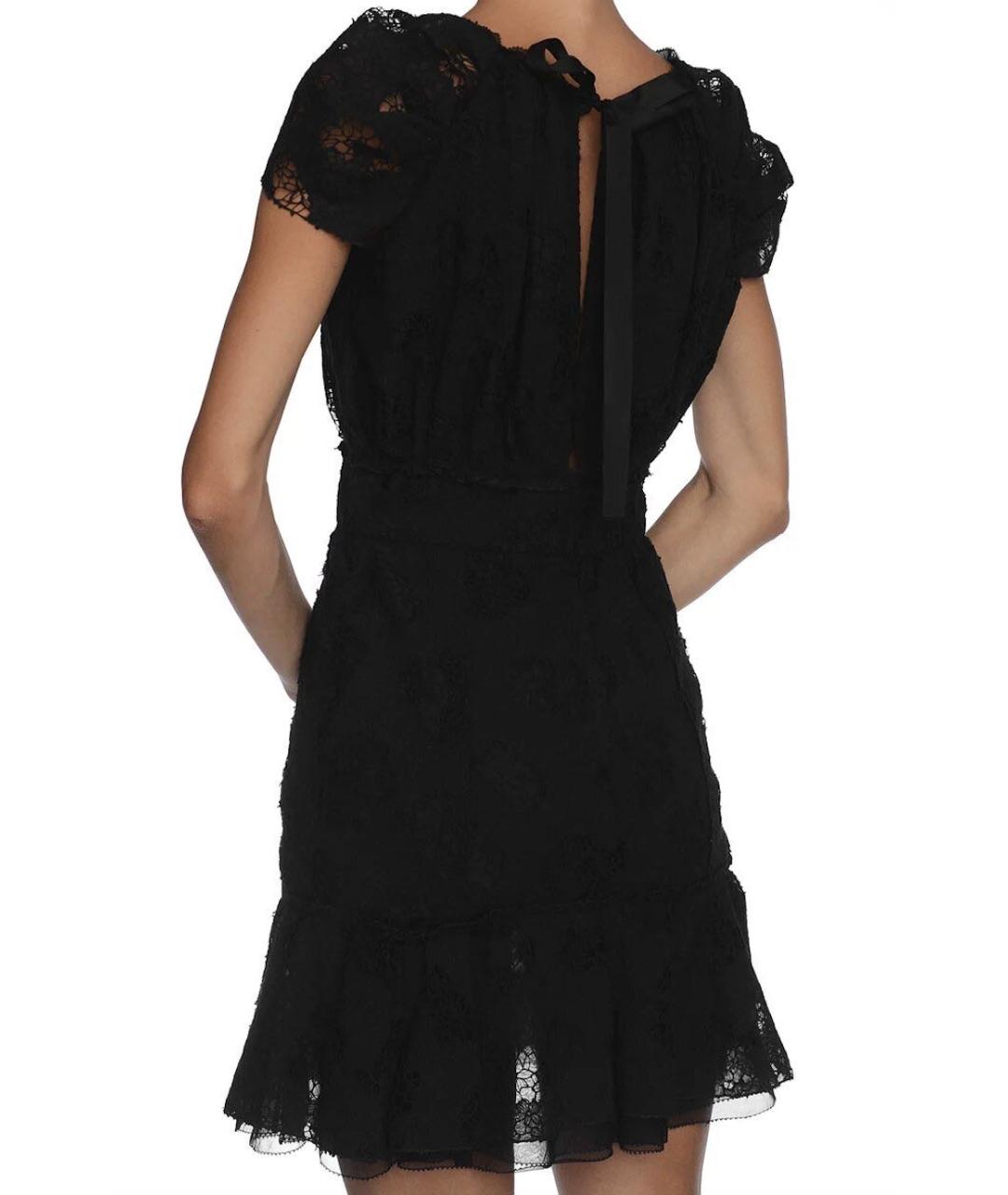 NINA RICCI Черное хлопковое коктейльное платье, фото 5