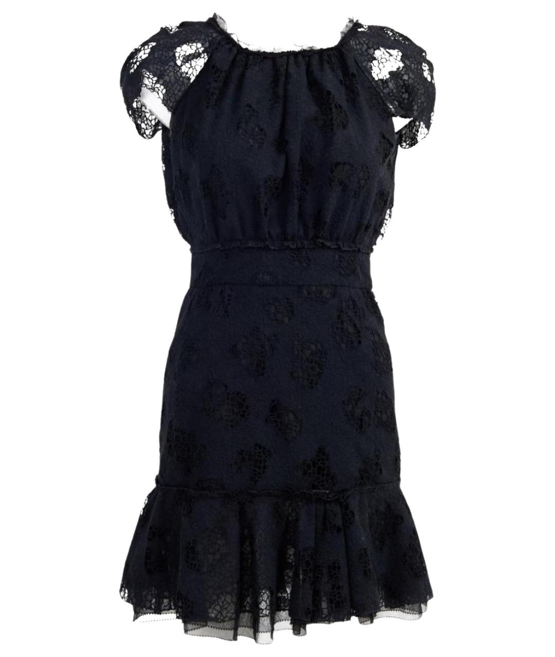 NINA RICCI Черное хлопковое коктейльное платье, фото 1