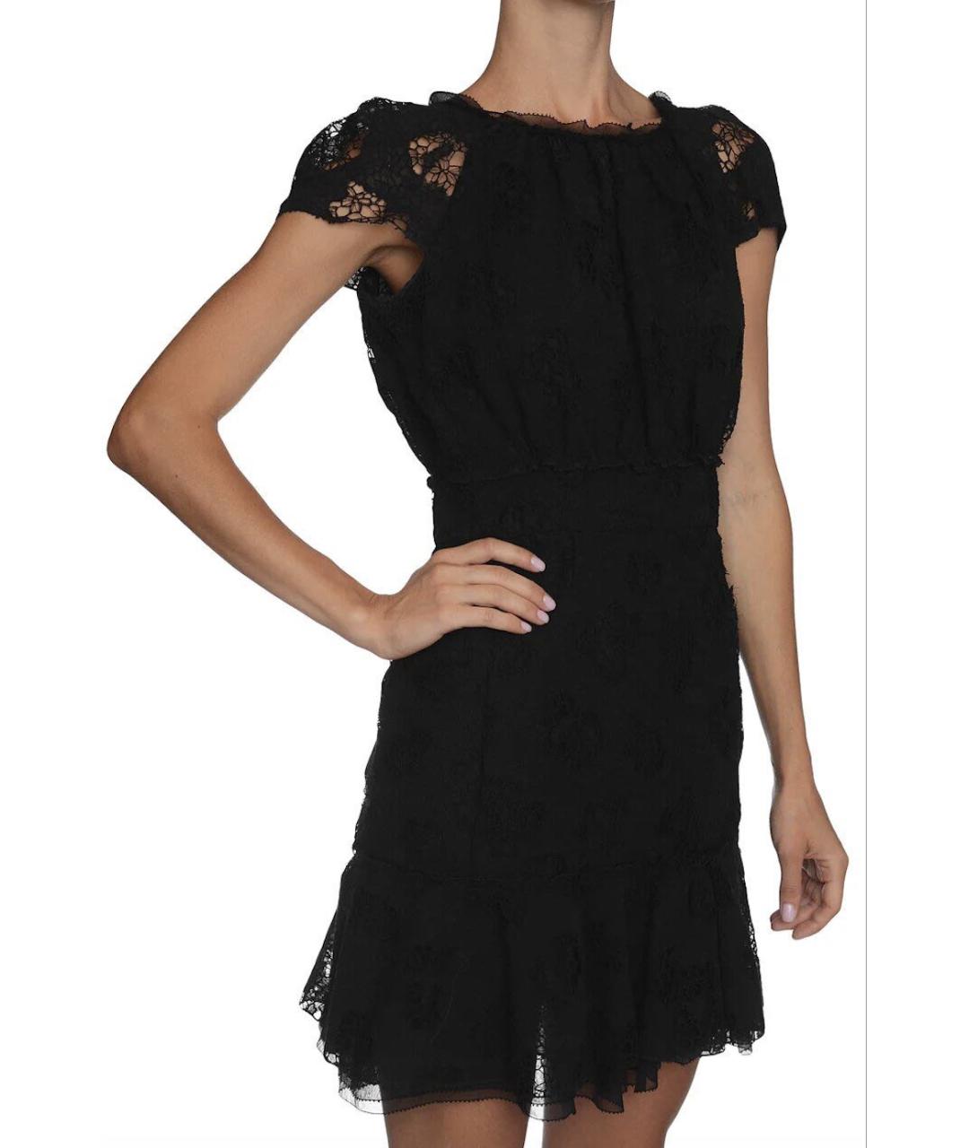 NINA RICCI Черное хлопковое коктейльное платье, фото 4