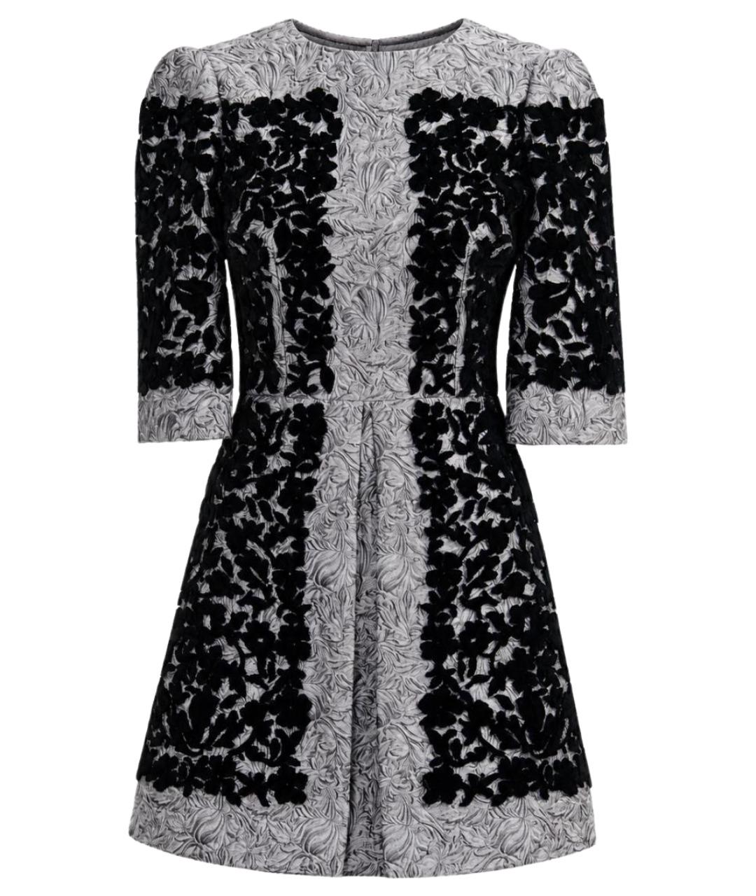 DOLCE&GABBANA Черное вискозное вечернее платье, фото 1