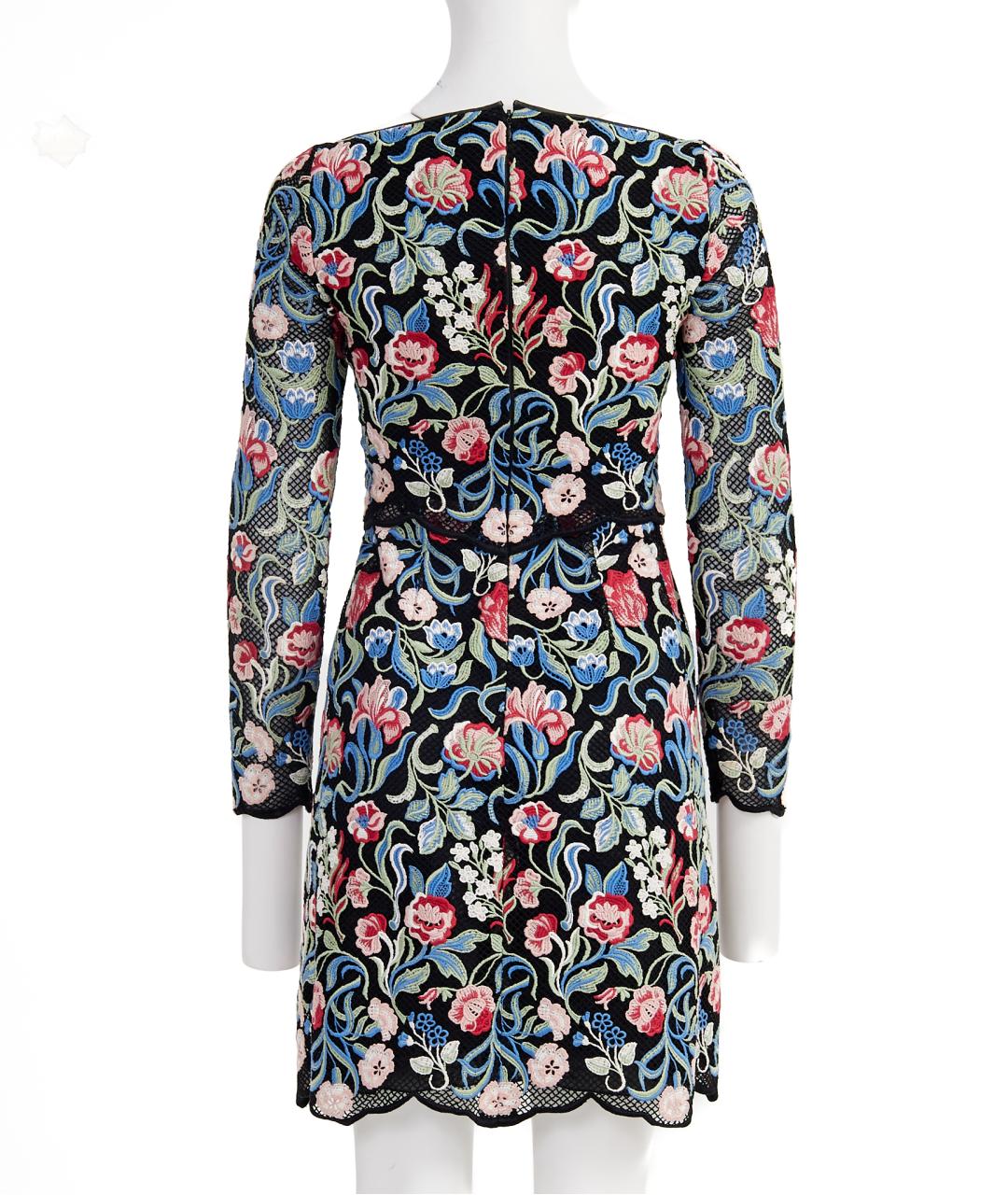 VALENTINO Черное хлопковое коктейльное платье, фото 2