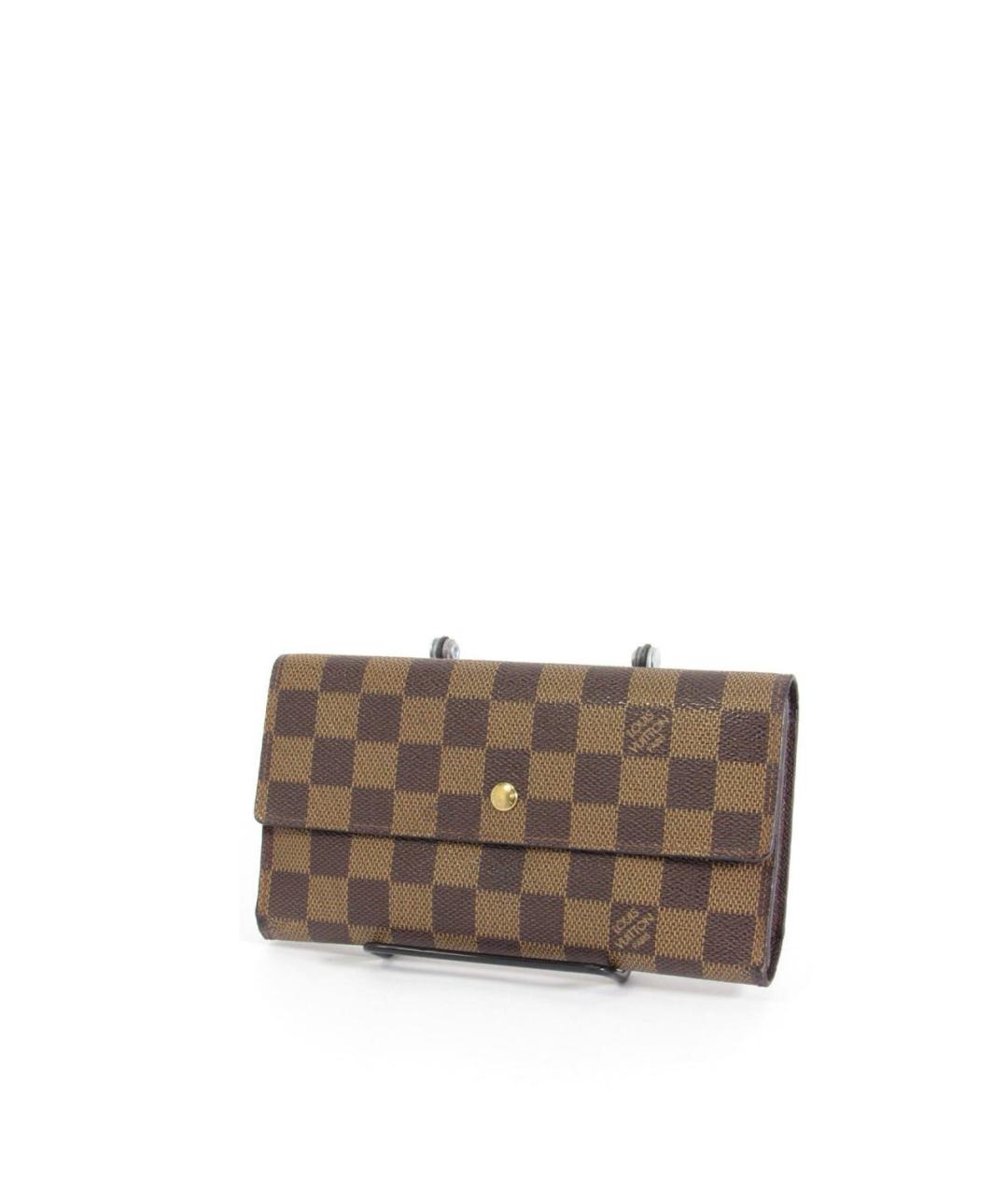 LOUIS VUITTON Коричневый кошелек, фото 2