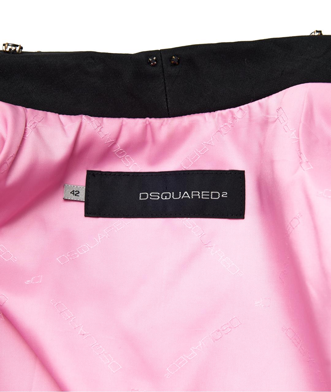 DSQUARED2 Черный хлопковый костюм с юбками, фото 3