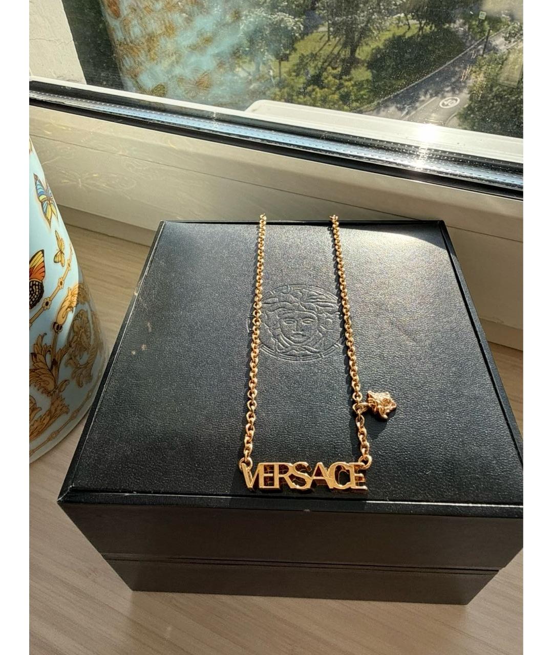 VERSACE Золотая подвеска, фото 4