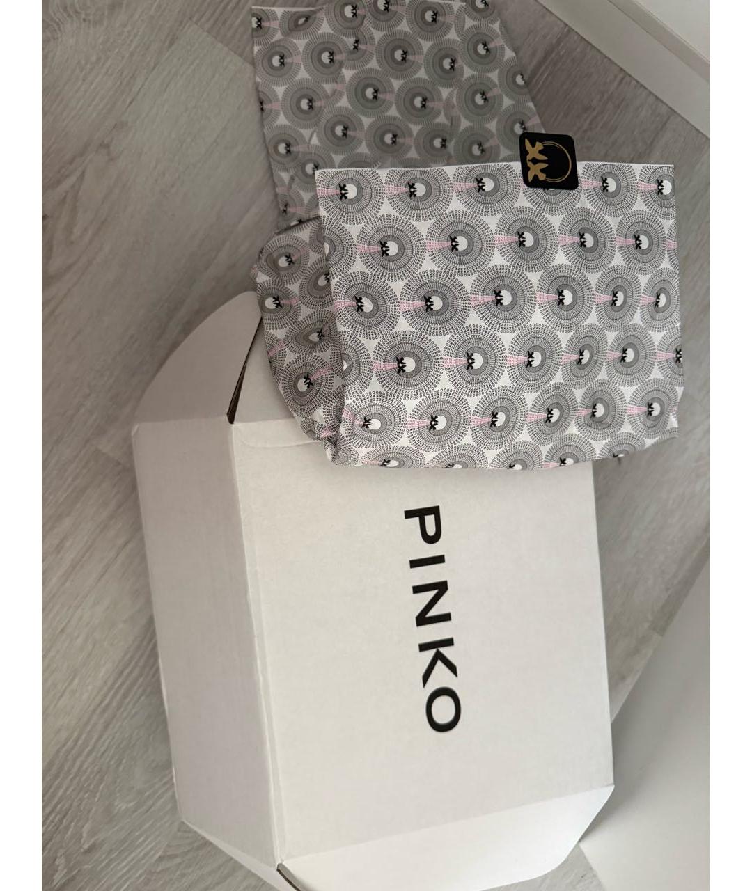 PINKO Голубая хлопковая рубашка, фото 8