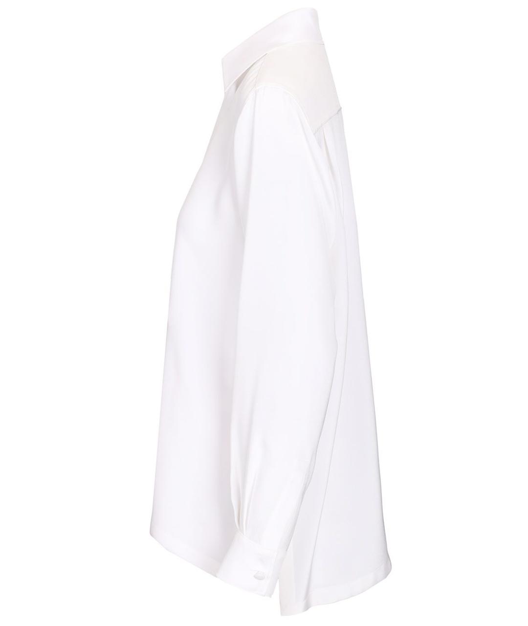 MAX MARA Белая шелковая рубашка, фото 3