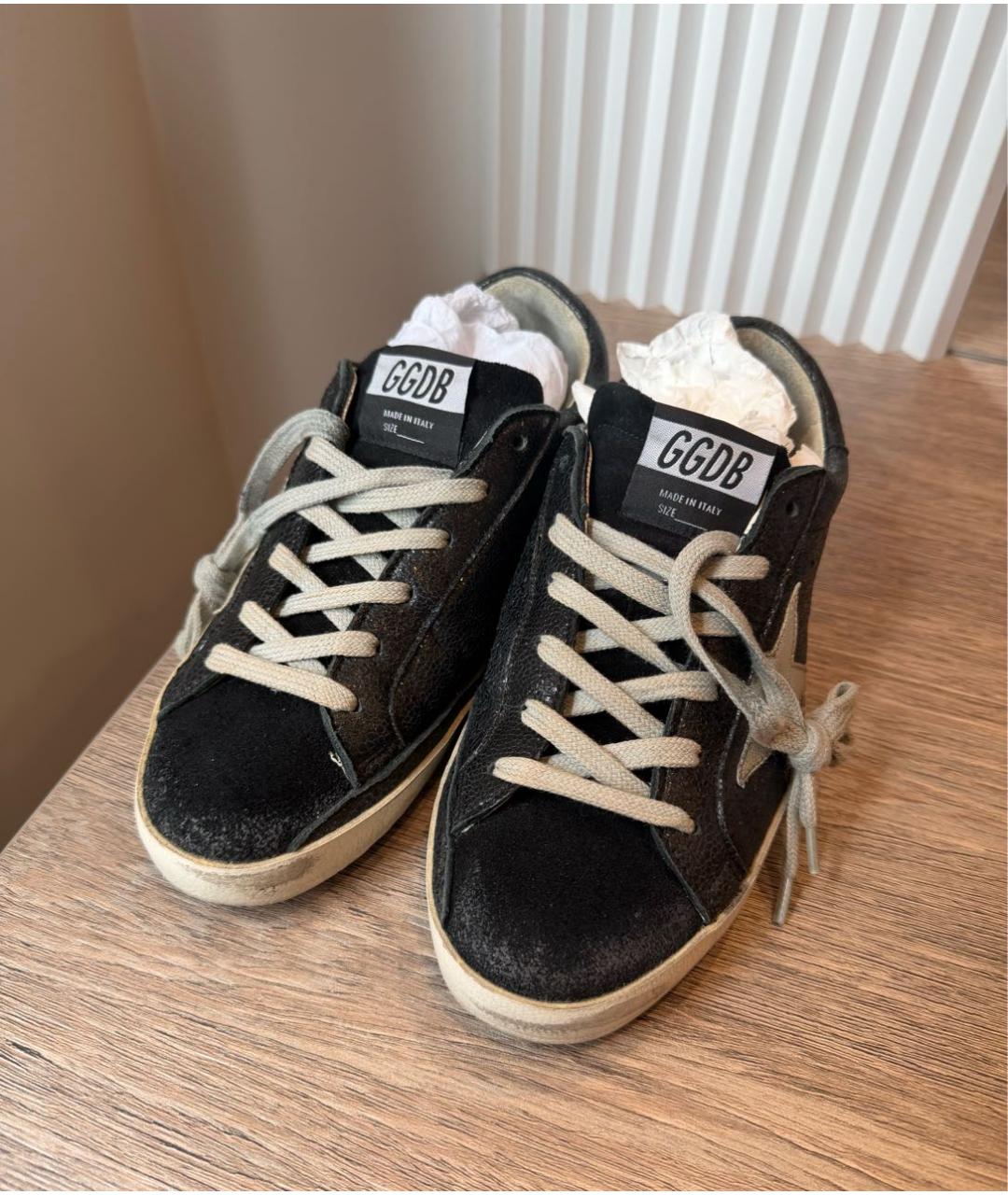 GOLDEN GOOSE Черные кеды, фото 4