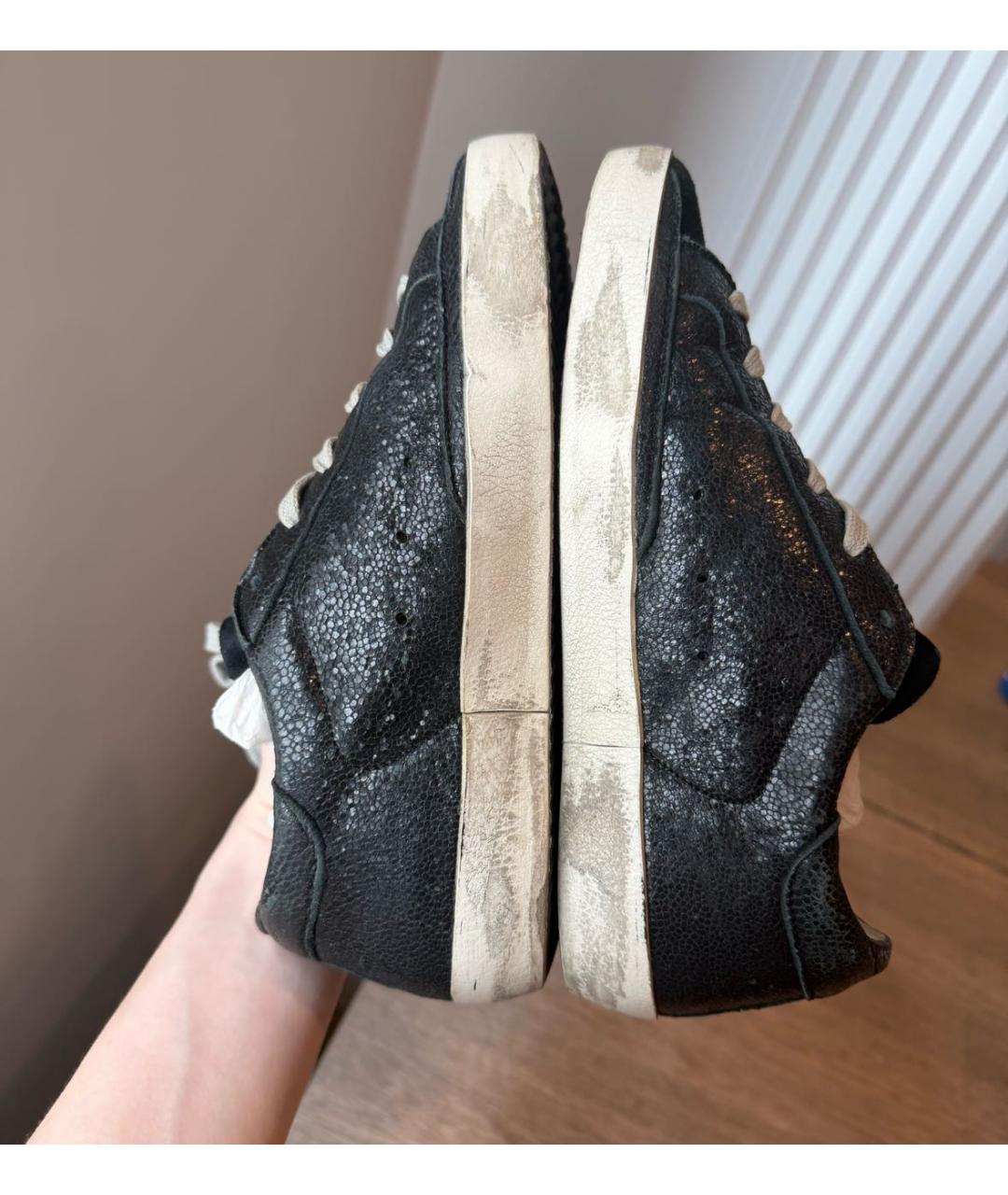 GOLDEN GOOSE Черные кеды, фото 5