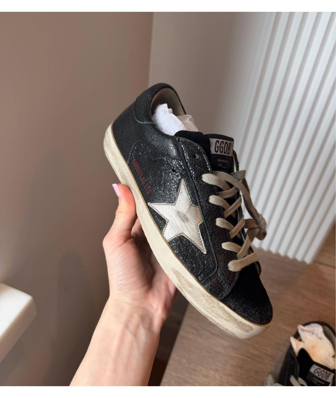 GOLDEN GOOSE Черные кеды, фото 3