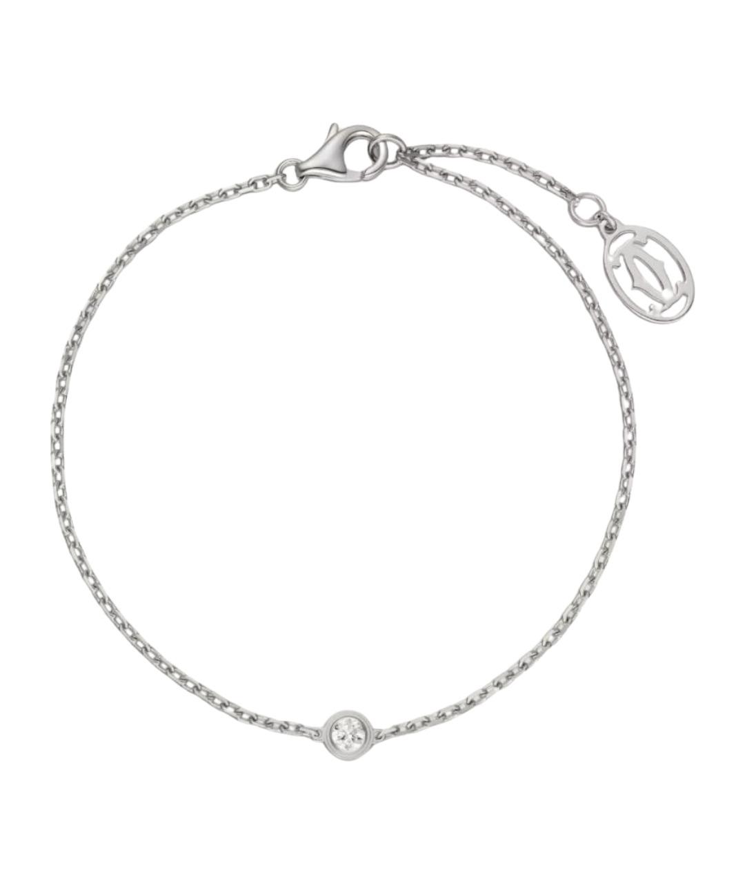 CARTIER Серебряный браслет из белого золота, фото 1
