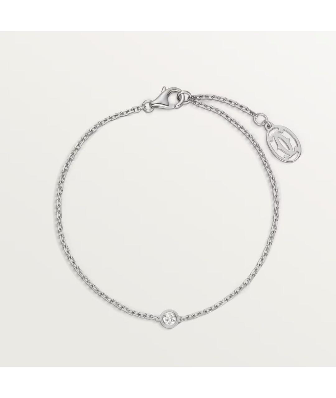 CARTIER Серебряный браслет из белого золота, фото 4