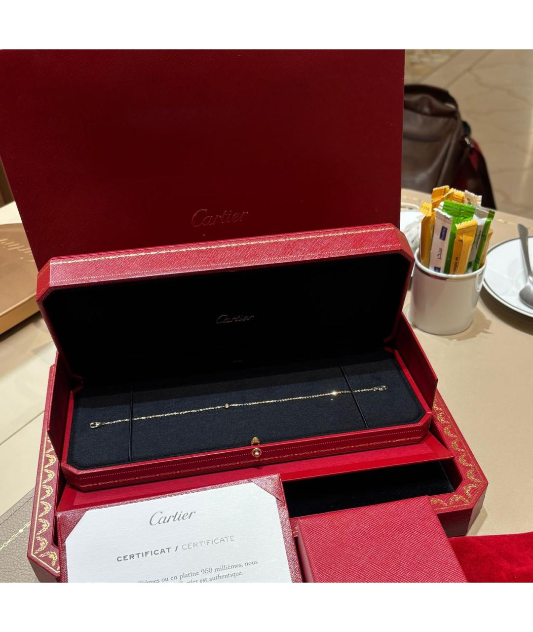 CARTIER Золотой браслет из желтого золота, фото 3
