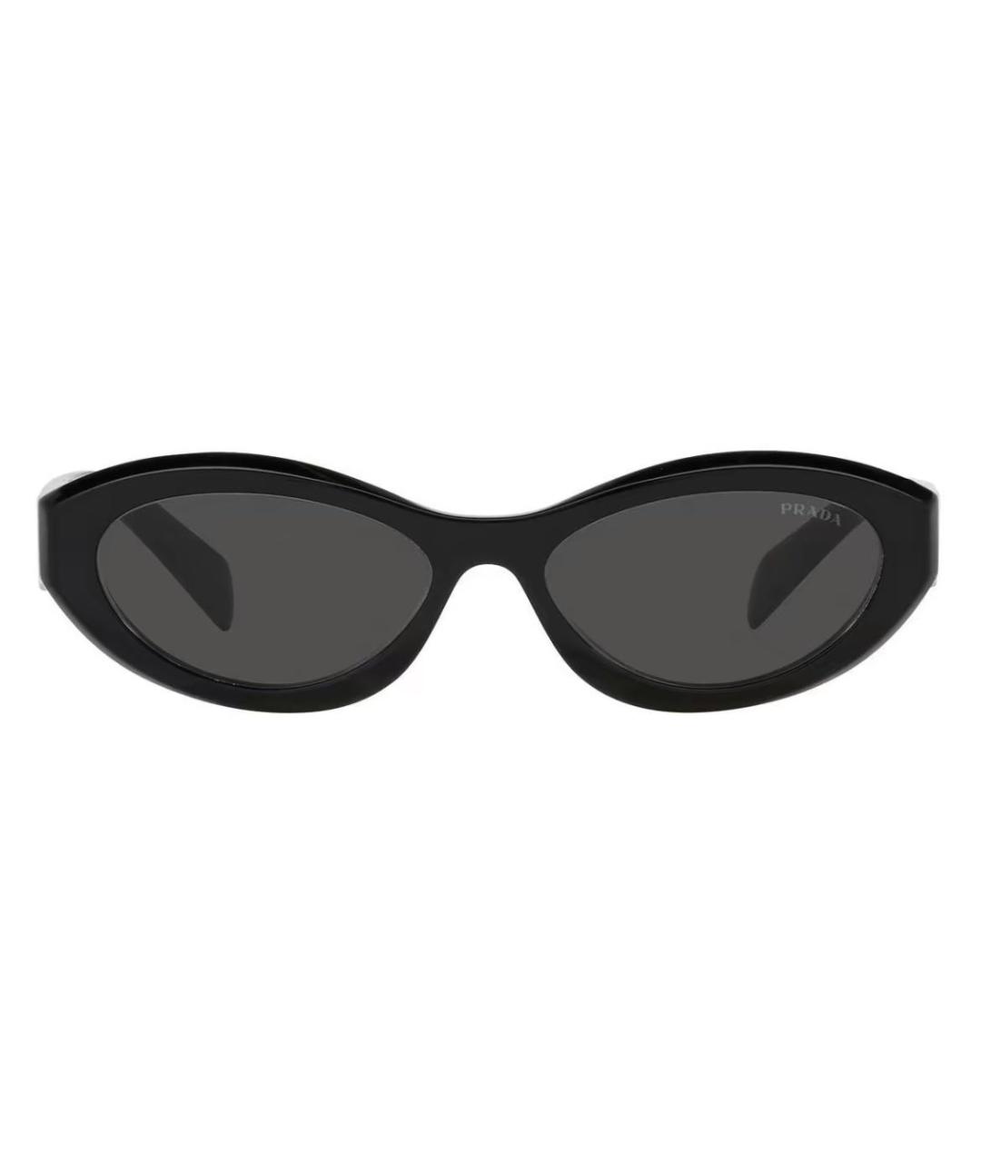 PRADA Черные пластиковые солнцезащитные очки, фото 7
