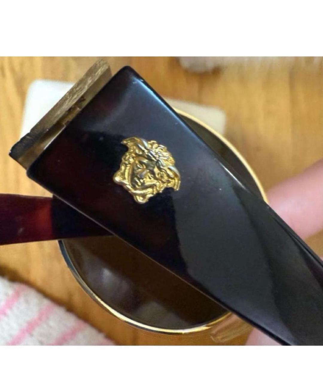 VERSACE Коричневые солнцезащитные очки, фото 5