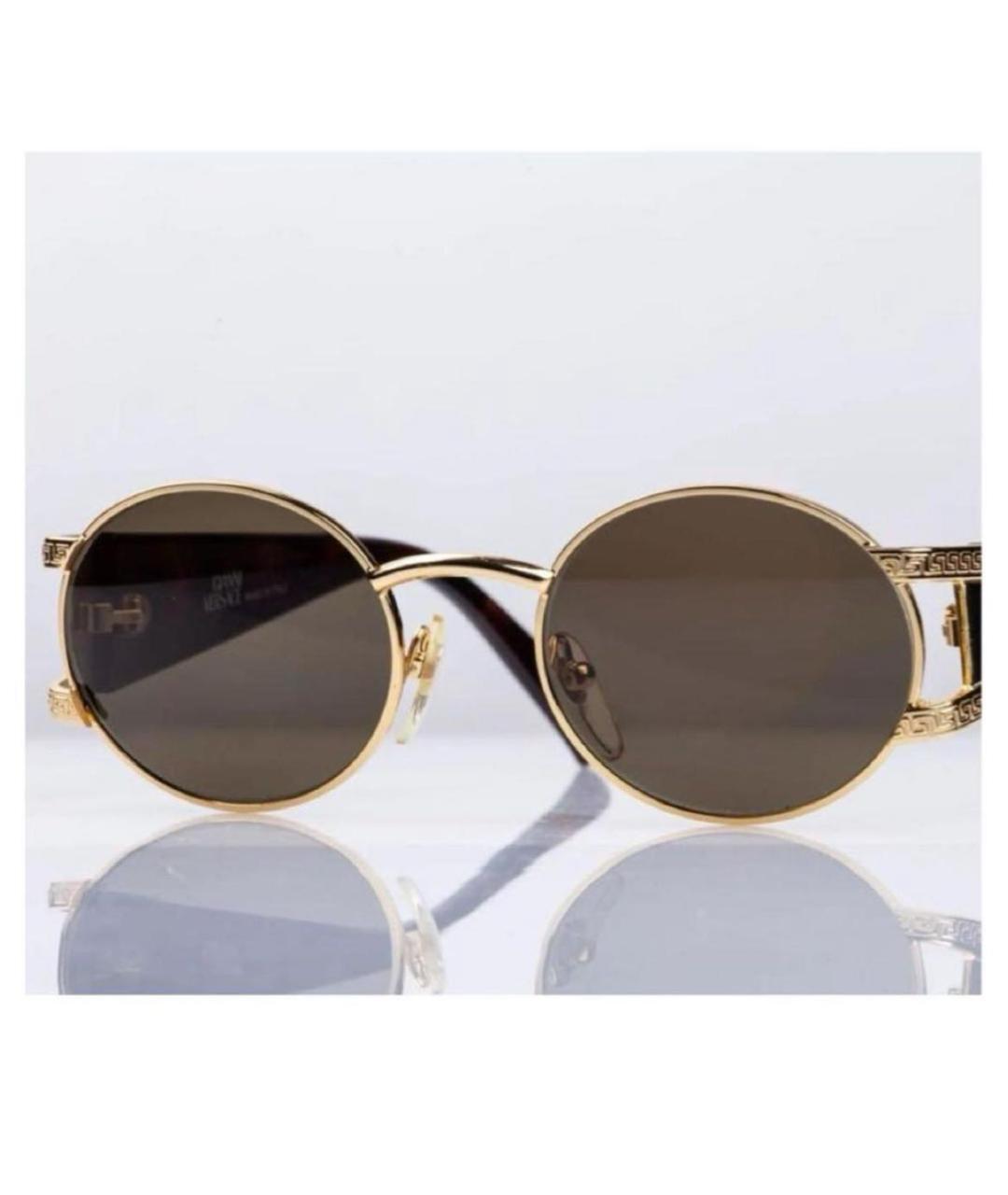 VERSACE Коричневые солнцезащитные очки, фото 3