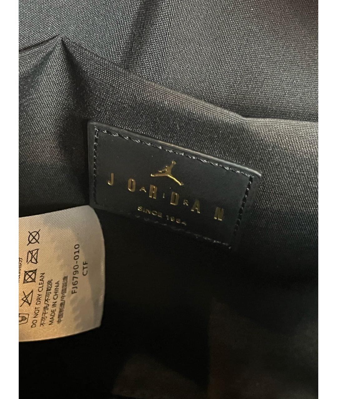 JORDAN Черная сумка на плечо, фото 8