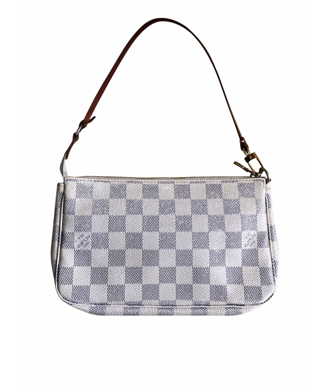 LOUIS VUITTON Бежевая кожаная сумка через плечо, фото 1