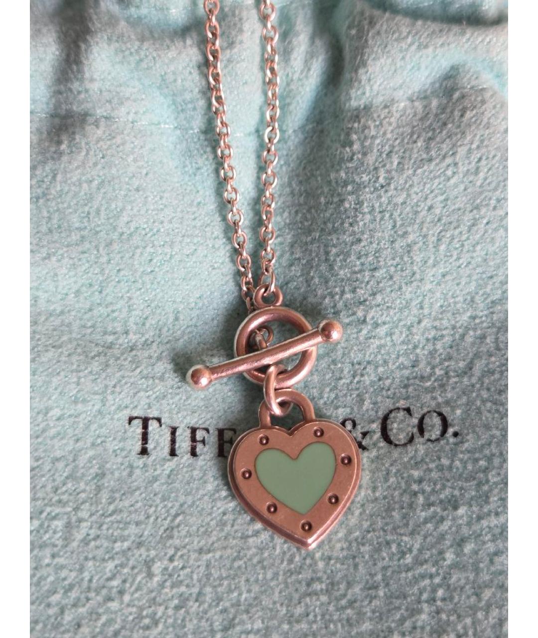 TIFFANY&CO Бирюзовый серебряный браслет, фото 2