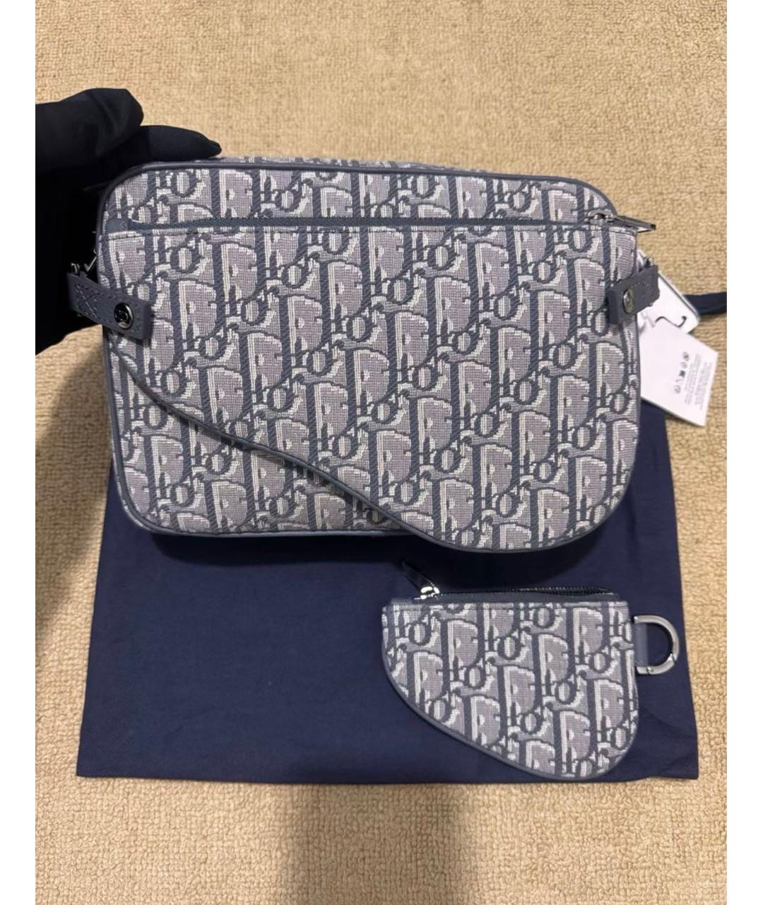 CHRISTIAN DIOR Серая сумка на плечо, фото 4